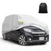 X AUTOHAUX with Honda 350x148x143cm Light Car Aluminum Spunlace with Windproof Rainy Season Strong Yellow Hail Side Nighttime Safety Easy To Put On