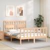 VidaXL Bed Frames with Headboard Small Double Solid Wood 3192396