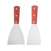 Stainless Steel Wooden Handle Steak Spatula Egg Pancake Frying Shovel Pizza Shovel Turners Scraper BBQ Utensils