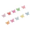 100pcs Butterfly Shape Beads Plastic Material Relaxing DIY Making Colorful Craft Beads for Jewelry
