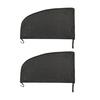 1 Pair Car Rear Window Sunshade UV Protect Shield Mesh Prevent Mosquito Sunshine Privacy Protection Elastic Folding Curtain for Most Vehicles Sedans