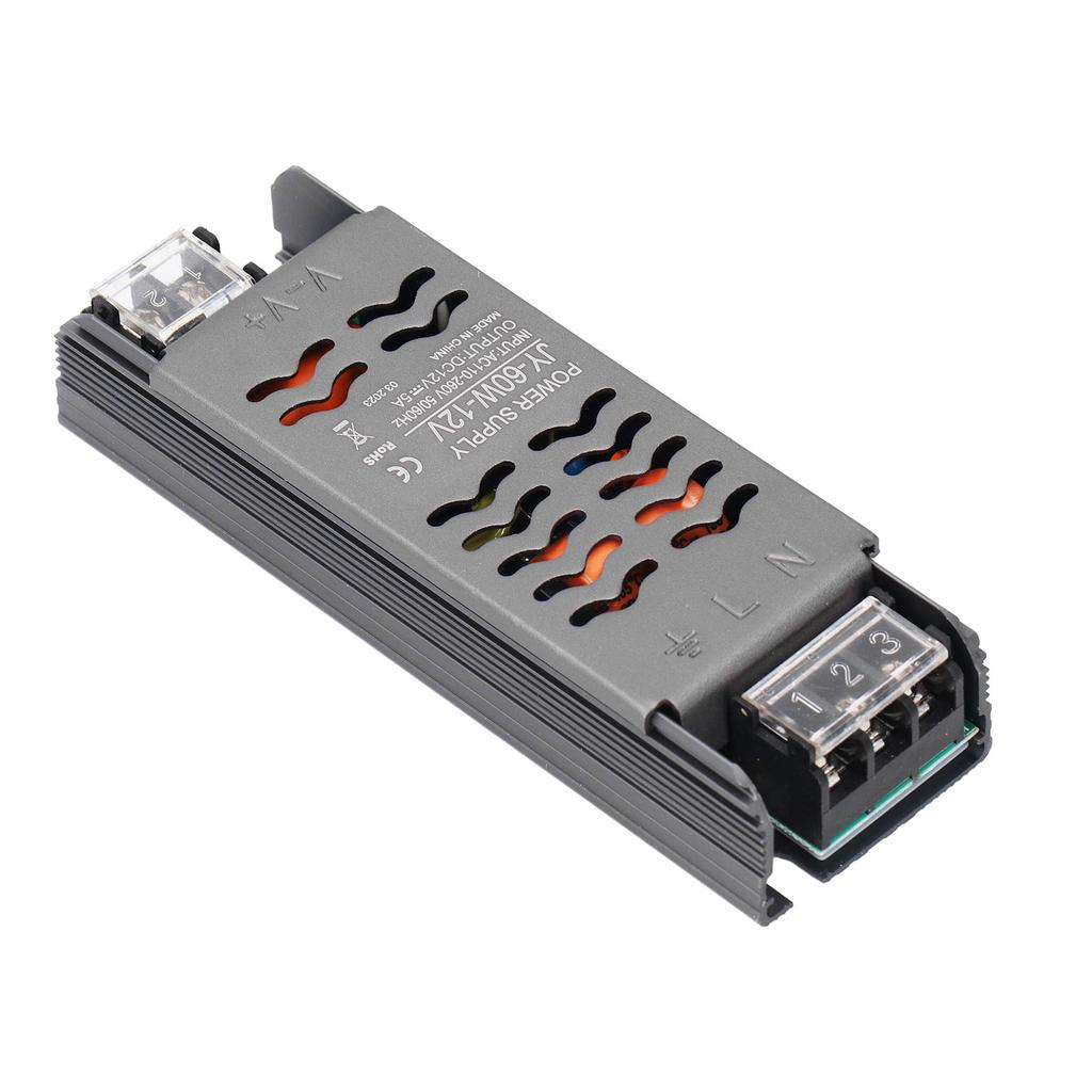 LED Power Supply Driver DC 12V 60W Constant Voltage Transformer for Strip Light Engineering Project