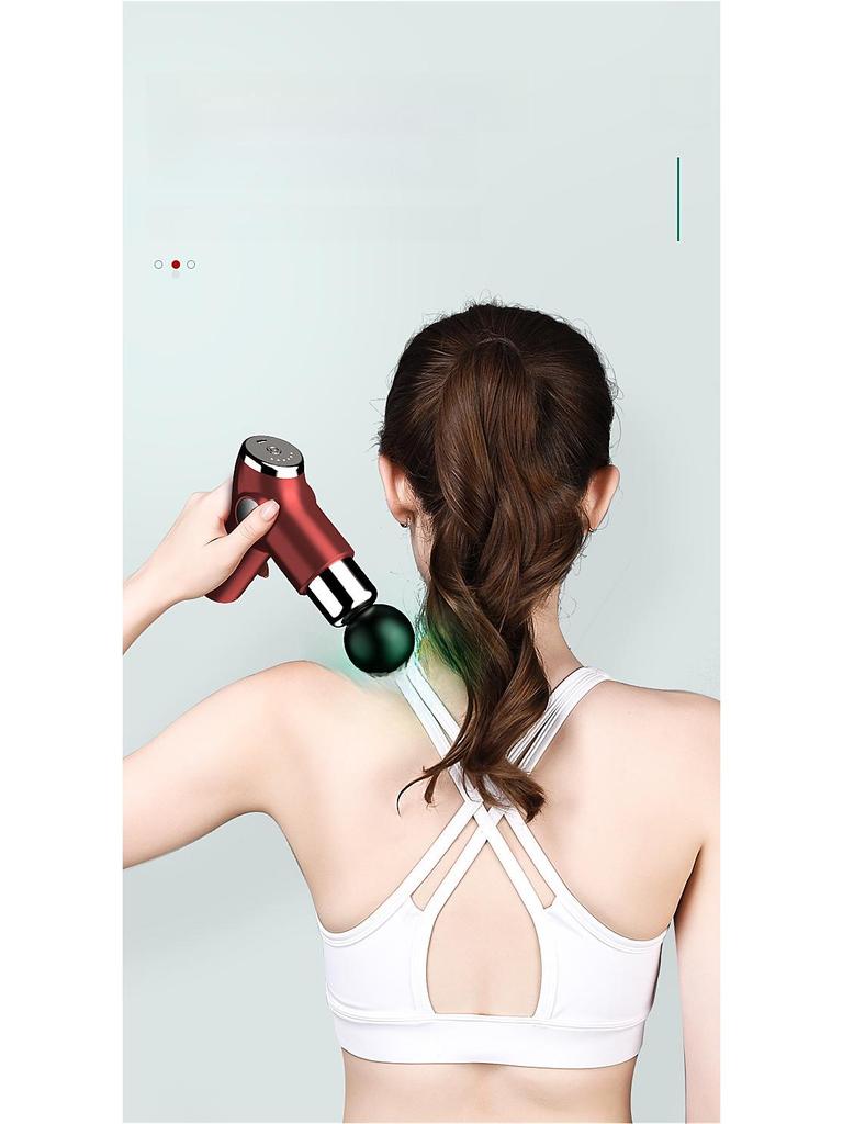 Mini LCD Portable Muscle Massage Gun for Health and Fitness