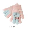 Thickened Autumn Winter Gloves Warm Warm Mittens Full Finger Gloves Hand Warmer  Boys Girls