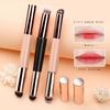2 In 1 Silicone Lip Brush Powder Brush Lipstick Applicator Concealer Brush Double Ended Makeup Brush for Woman