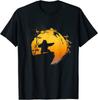 Kung Fu Po Tai Chi Sunset Silhouette Unisex T-Shirt