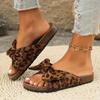 Fashion New Leopard Sandals Torridity Sexy Fahion Women Slippers Open Toe Casual Shoes Ladies Summer Shoes Outdoor Beach Flops Female