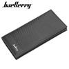 Classic Design Long Wallet for Men Black Card Holder Purse Wallets GZW