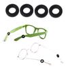 Temple Silicone Round Hooks Grips Eyeglasses Sports Glasses Ear Tips Anti-Slip Handmade