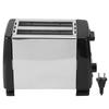650-850W 2 Slice Bread Toasters 6 Gears Breakfast Cooking Machine   Black
