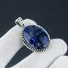 Sodalite Pendant, Sodalite Gemstone Handmade 925 Sterling Silver Jewelry Pendant For Women's Gift, Natural Sodalite Gemstone Jewelry For Her