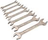 TRUSCO Wrench X X X X X X X Set TDS-7S Double-Ended Set, Silver, 5.5 7/8 9/10 12/11 13/12 14/14 17/17 19mm, 7-Piece