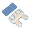 [Reusable Microfibre Mop] 1/2/4pcs Durable Reusable Microfibre Mop Pad | Machine Washable Flat Mop Pad | Compatible Dry Mop Pad