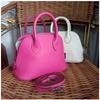 Handheld Crossbody Bowling Bag New Bolide Bag Zipper Mini Head Leather Shoulder Bag Classic Shell Bag