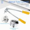Level Tube Expanding Tool Kit 10-42mm Inch/Metric Manual Refrigeration Copper Pipe Expanding Tool Set