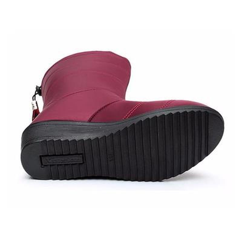 Winter Women Boots Ankle Boots Down Snow Boots Waterproof Tassel Winter Shoes Women Warm Fur Black Boots Female