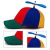 Snapback Helicopter Propeller Hat Rainbow Baseball Cap Funny Bamboo Dragonfly Cap Boys Girls
