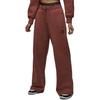 Flight Fleece FW24 Fleece Wide Leg Fashion Drawstring Loose Casual Pants Women Bottoms Brown FV7156231