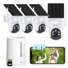 Million High Pixel Security Camera Fully 64GB SD ANRAN Security Camera Outdoor Wireless Solar Integrated Set No Construction Required Surveillance