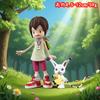 Anime Digimon Adventure Figure Yagami Hikari And Tailmon Action Figures Pvc Collection Model Children Gifts 5-12cm