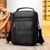 Classic Vintage Men Shoulder Bag Genuine Leather Business Men Crossbody Bag High Quality Designer Handle Handbag for Men Travel Bag KTY