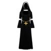 Ladies Halloween Costume Costume Masquerade Cosplay Nun Costume Stage Show Costume Set
