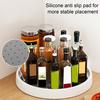 Lazy Susan Turntable Organizer Spice Holder 360-Degree Rotatable Large Capacity Non-Slip Base Design Storage Holder
