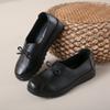 Mom Shoes Spring and Summer New Leather Shoes Soft Sole Soft Surface Non-slip Middle-aged and Elderly Women's Single Shoes Comfortable Work E