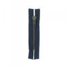 Non-separable Zipper - Prym - Z14 - 15 Cm - 6 Mm Brass Mesh - Navy Blue