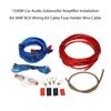 1200W Car Audio Subwoofer Amplifier Installation Kit AMP RCA Wiring Kit Cable Fuse Holder Wire Cable