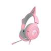 Auriculares Gaming Razer Kraken Kitty V3 X Con Cable Orejas De Gato Micrófono Cardioide Y Color Quartz