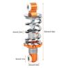 Motorcycle Shock Absorbers with 400lb Damping Spring High Load Capacity Shock Damper Improve Your Riding Experience