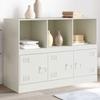VidaXL White Buffet 99x39x73 Cm Steel, Cabinet, Cupboard, High Buffet, Sideboard, Storage Cabinet, Organizer 841792