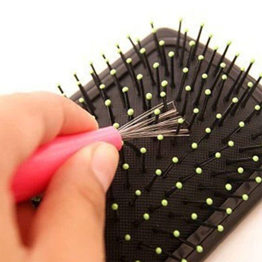 Plastic Handle Comb Hair Brush Cleaner Hand Tool Brush Cleaning Claws Durable Comb Cleaning Brush