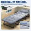 1 Folding Bed-portable, Heavy-duty and Sturdy Frame with Soft Mattress and Pillow-perfect for Camping, Traveling, Office and Outdoor Adventure.