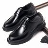 Fashion Handmade Leather Loafers Thick Bottom Casual Driving Flats Slip-on Dress Shoes Comfy Moccasins Versatile Male Driving Footwear