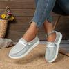 2023 New Large Size Lightweight Nude Canvas Casual Shoes for Women