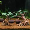 A Pair of Resin Brazil Tree Moss Tree Fish Tank Landscape Decoration Ornaments