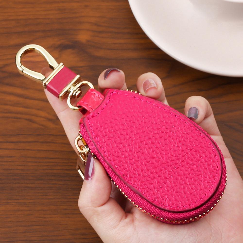 Hook Car Key Bags Zipper Coin Purse Durable Keychain Holder Men Women