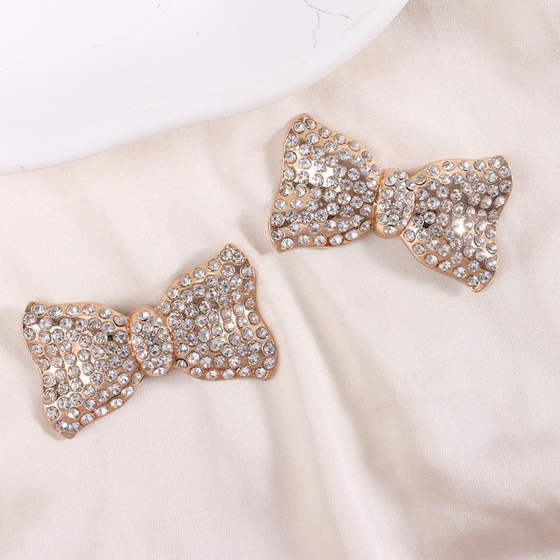 1Pc Women Shoes Clip Diy Bowknot Shoe Charm Metal Sandal Buckle Shoe Accessories
