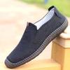 Men Canvas Shoes Flat Slip On Breathable Casual Shoes for Middle-aged Elderly Men Summer Concise Outdoor City Walk Sneakers 2025