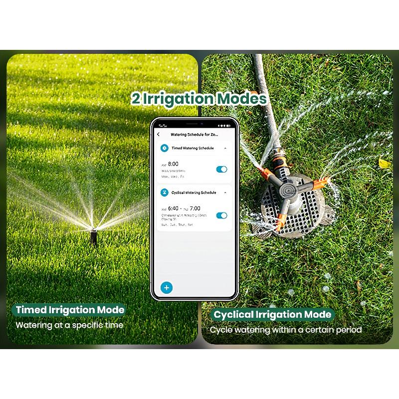 Garden Irrigation Watering System, Automatic Water Timer, Remote Sprinkler Programmer