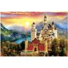 Full 5D Diy Diamond Painting Valley Castle Landscape Embroidery Cross Stitch Home Decor Handmade