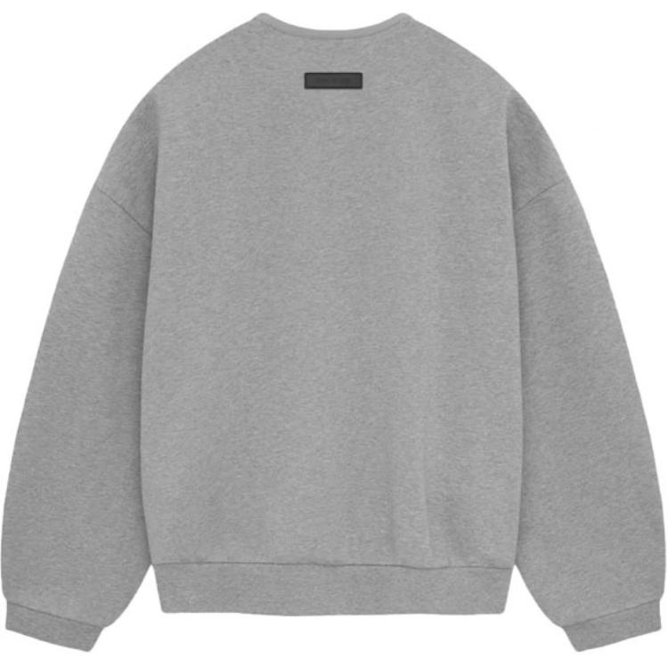 Fear of God Essentials Crewneck Dark Heather Oatmeal Men Tops Grey 192SP244683F