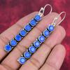 Blue Chalcedony Earrings Gemstone Jewelry, 925 Solid Sterling Silver Earrings, Gift For Women Handmade Earrings