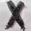 1 Pair Fingerless Gloves Hollow Out Patchwork Soft Breathable Bridal Gown Mittens Lace Embroidery
