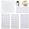 50-100PCS Silicone Buffer Pad Stop Pad Self-Adhesive Cushion Furniture Door Stopper