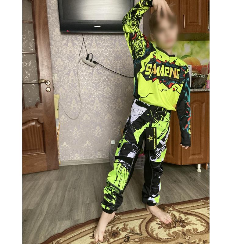Motocross Gear Set for Kids 4 5 6 7 8 9 10 11 12 13 Years Youth Child Motorcycle Boy Girl Jersey Pant Kits Racing Suit Off-road Enduro MX MTB