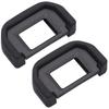 Audiophile Eyecups for Canon Kiss EF Product (2-Pack) X10, X7i, X7, X6i, X5, X4, X3, X2, 9000D, F, X50, X70, X90, Compatible, Third-Party