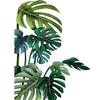 2Pcs Sticker Decal Nature Easy To Paste Smooth Tropical Plant Background Sticker for Living Room